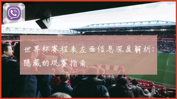 世界杯赛程表左面信息深度解析：隐藏的观赛指南