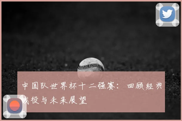 中国队世界杯十二强赛:回顾经典战役与未来展望