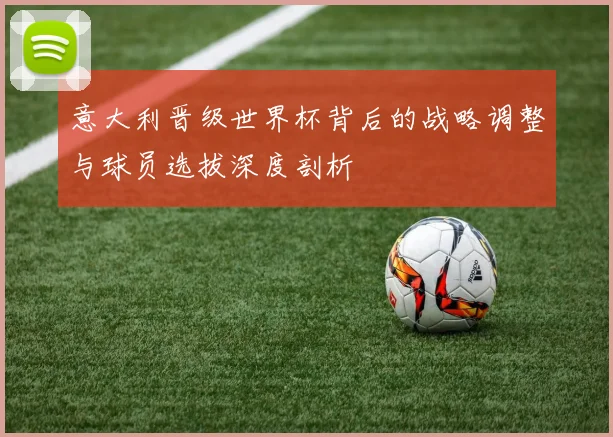 意大利晋级世界杯背后的战略调整与球员选拔深度剖析